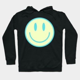 Smiley Face in Green Hoodie